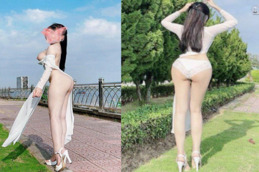 Ân ái nóng bỏng bên em mặc áo dài hở hang