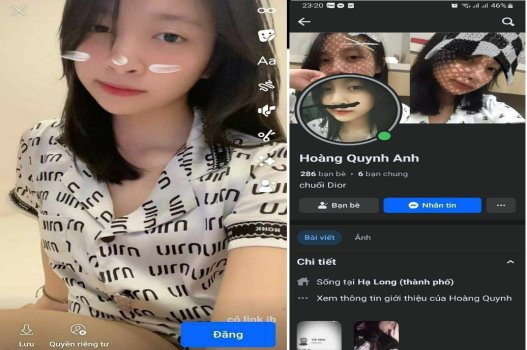 Clip sex Hoàng Quỳnh Anh bị lộ cực dâm